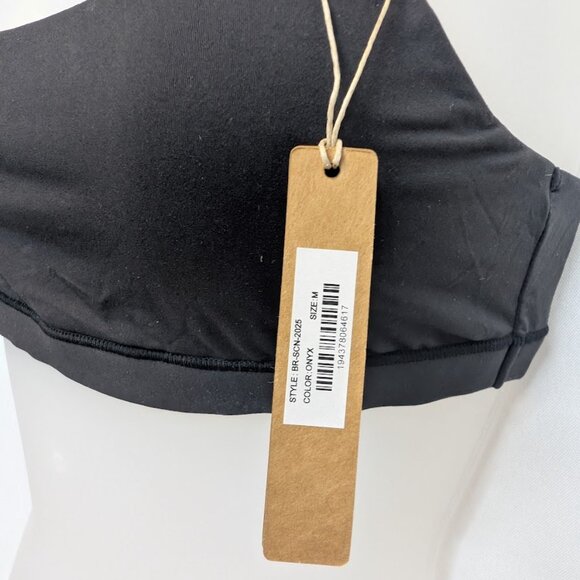 NWT SKIMS Scoop Bralette - ONYX - M - Picture 2 of 2